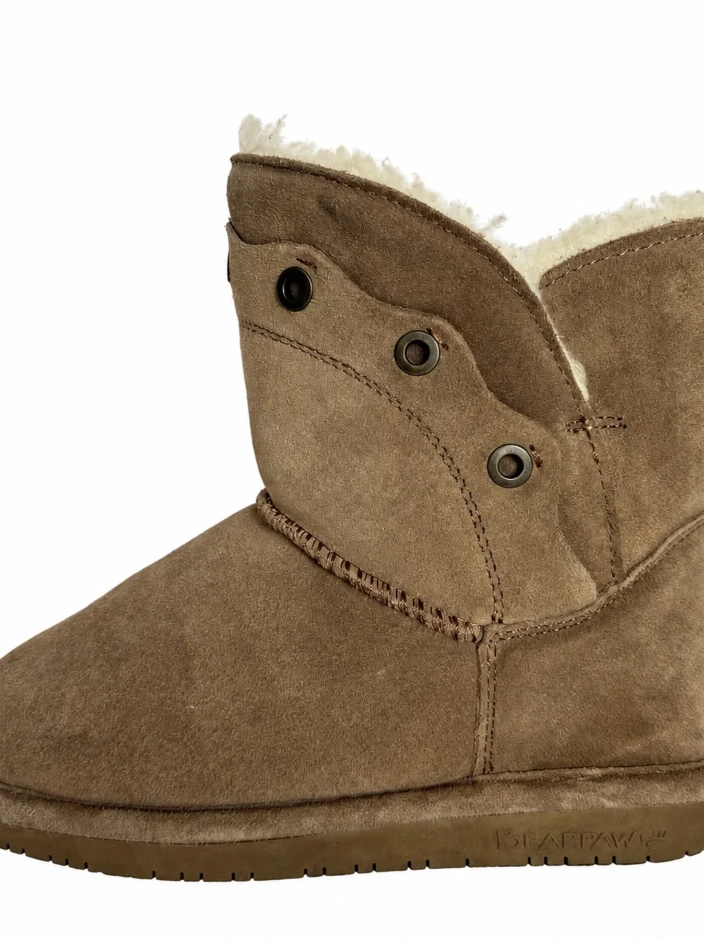 B BEARPAW Gypsy Girls Youth Size 5 Brown Suede Ankle Boots